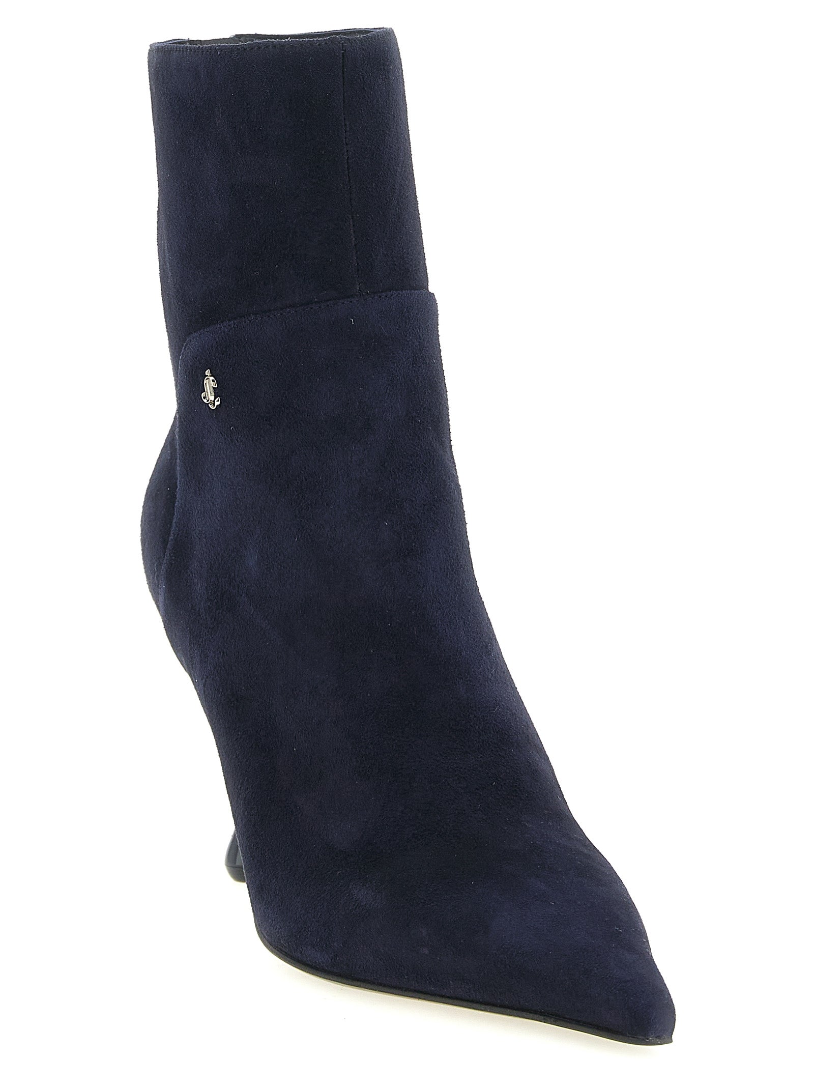 Jimmy Choo Blaue Ankle Boots aus Leder