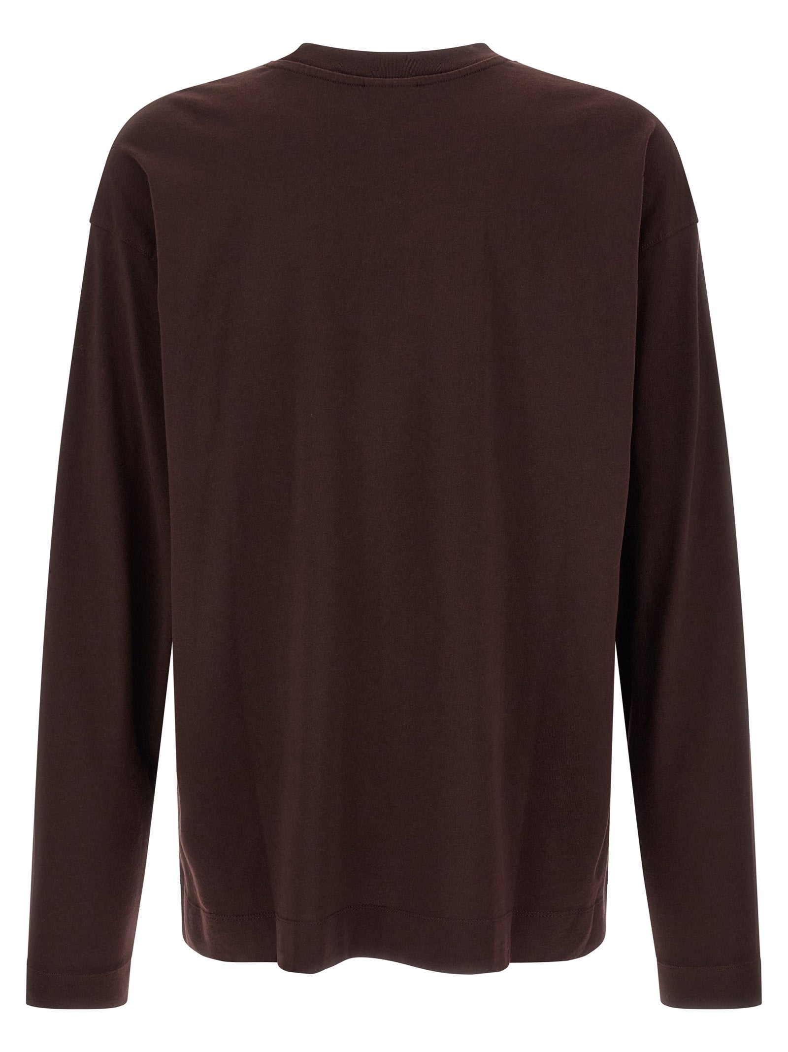 Dries Van Noten Bordeaux Baumwoll-T-Shirt