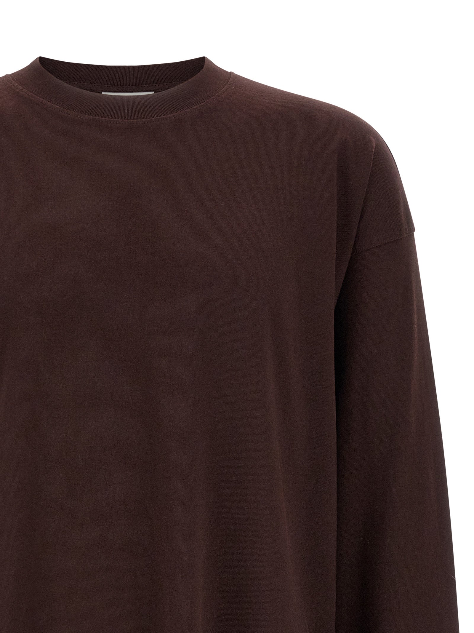 Dries Van Noten Bordeaux Baumwoll-T-Shirt