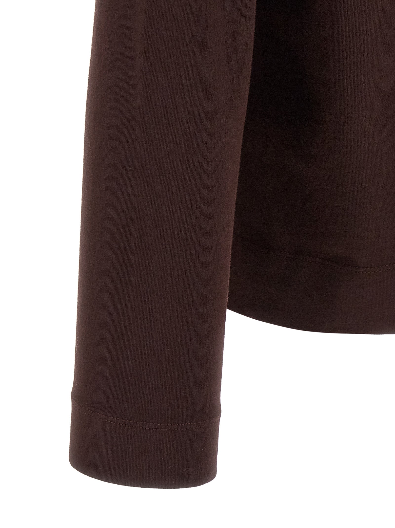 Dries Van Noten Bordeaux Baumwoll-T-Shirt