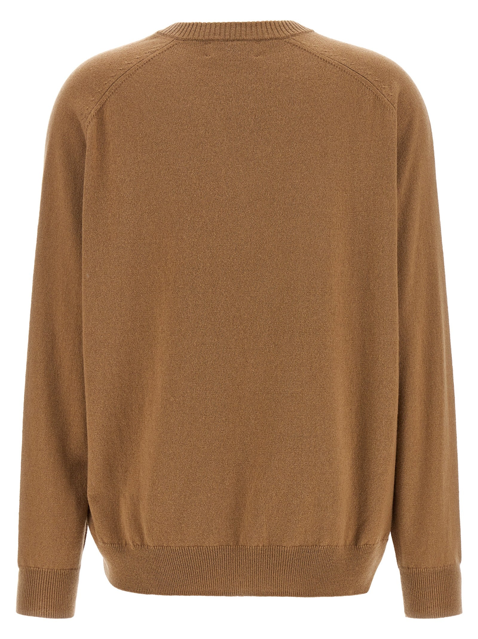 Ballantyne Brauner Kaschmir-Strickjacke
