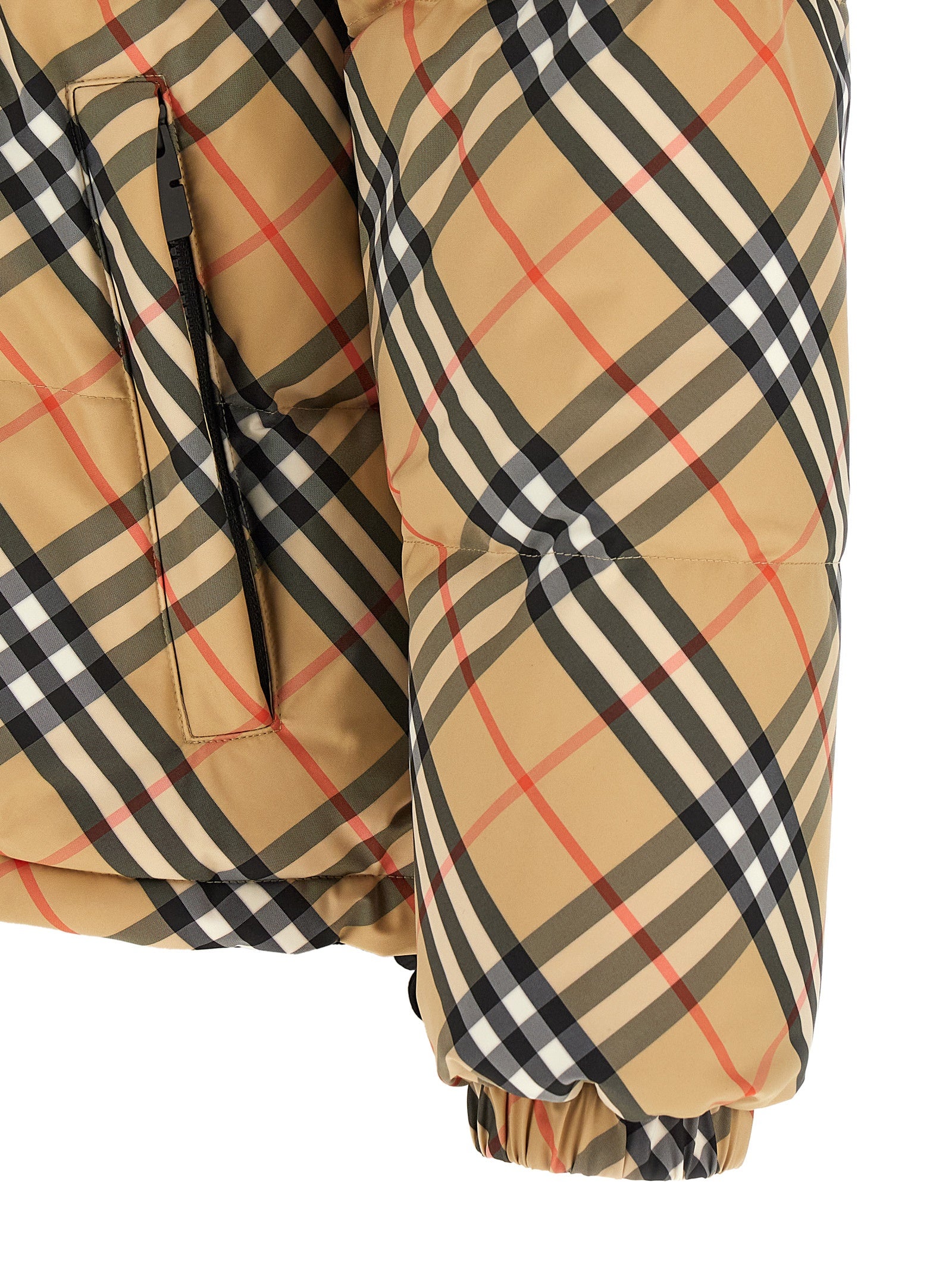 Burberry Beige Polyester Shell Jacke