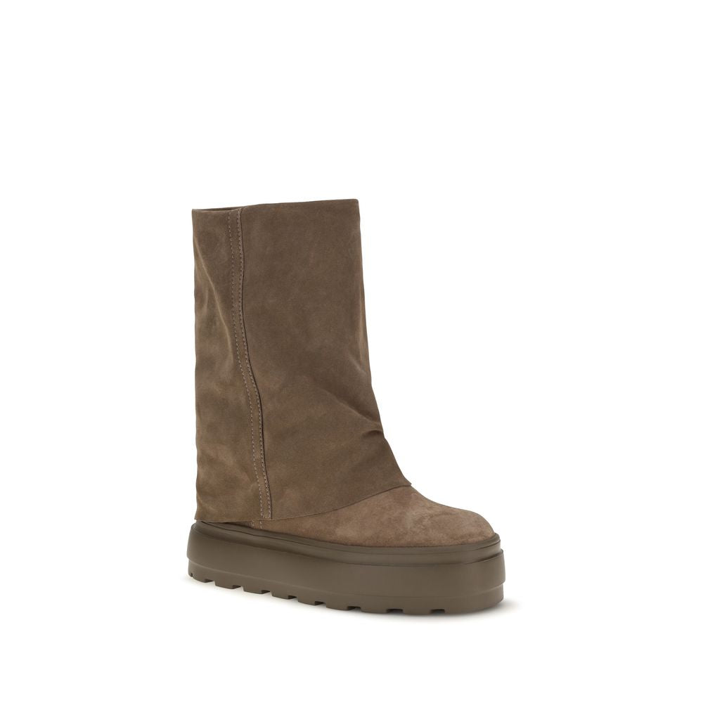 Casadei Braune Kalbsleder Bos Taurus Stiefeletten
