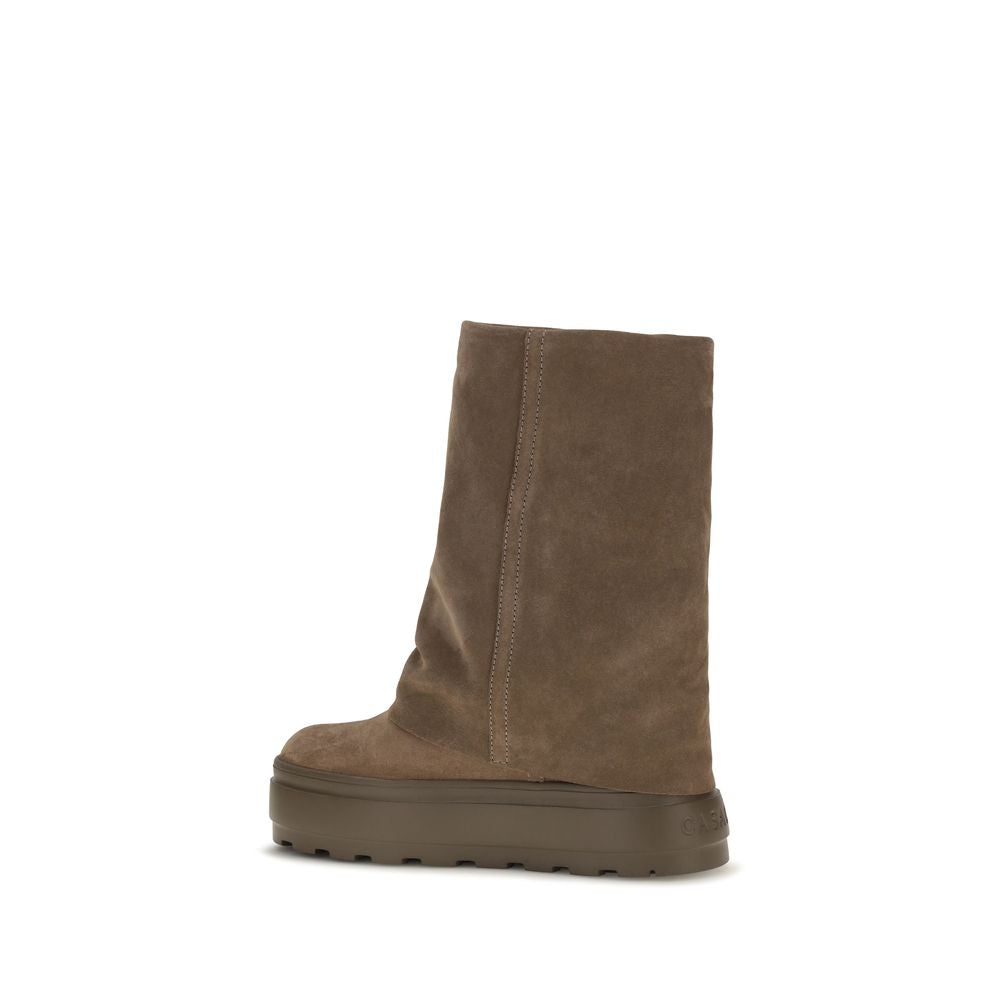 Casadei Braune Kalbsleder Bos Taurus Stiefeletten