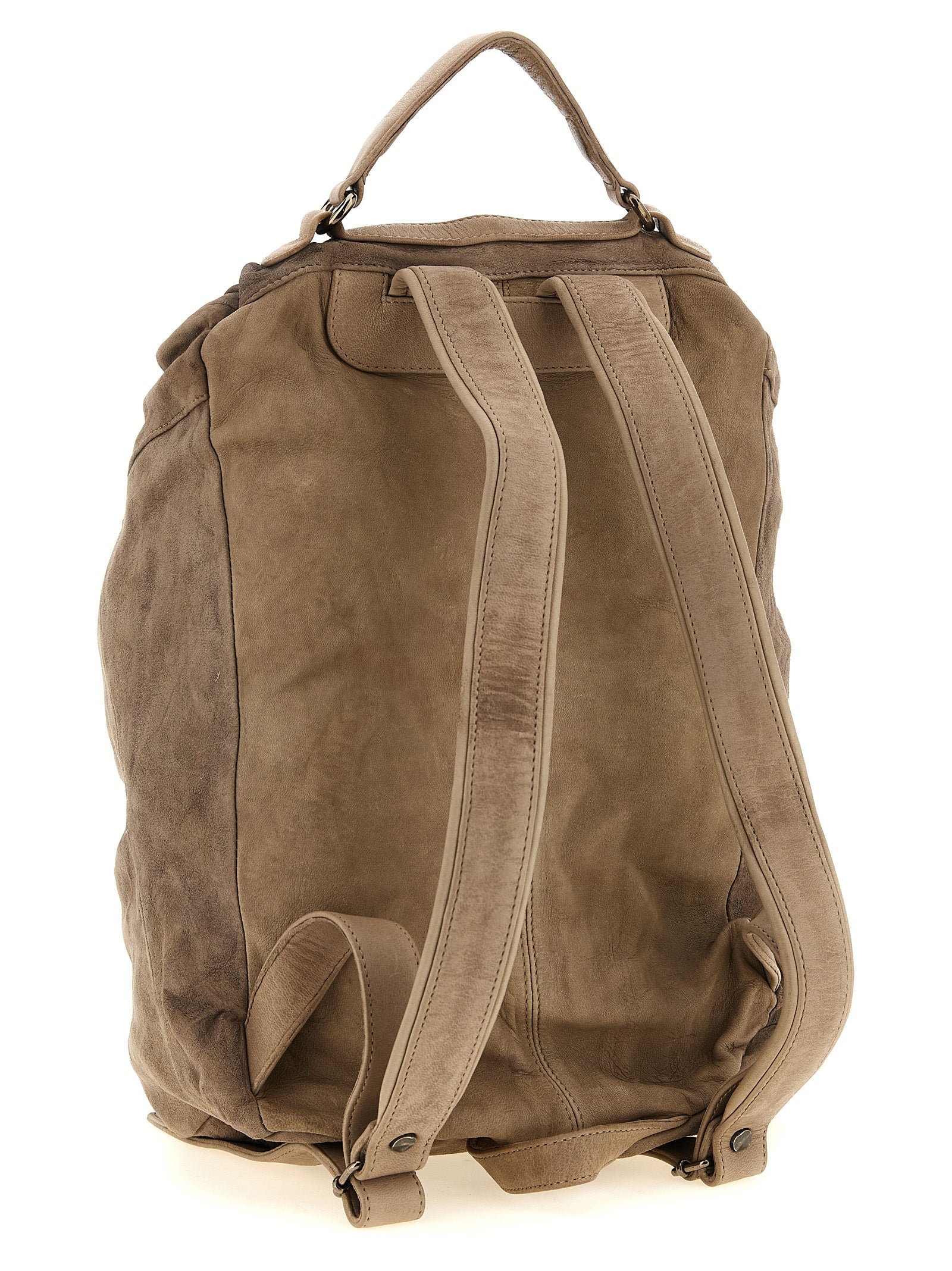 GIORGIO BRATO Beiger Rucksack aus Lammleder