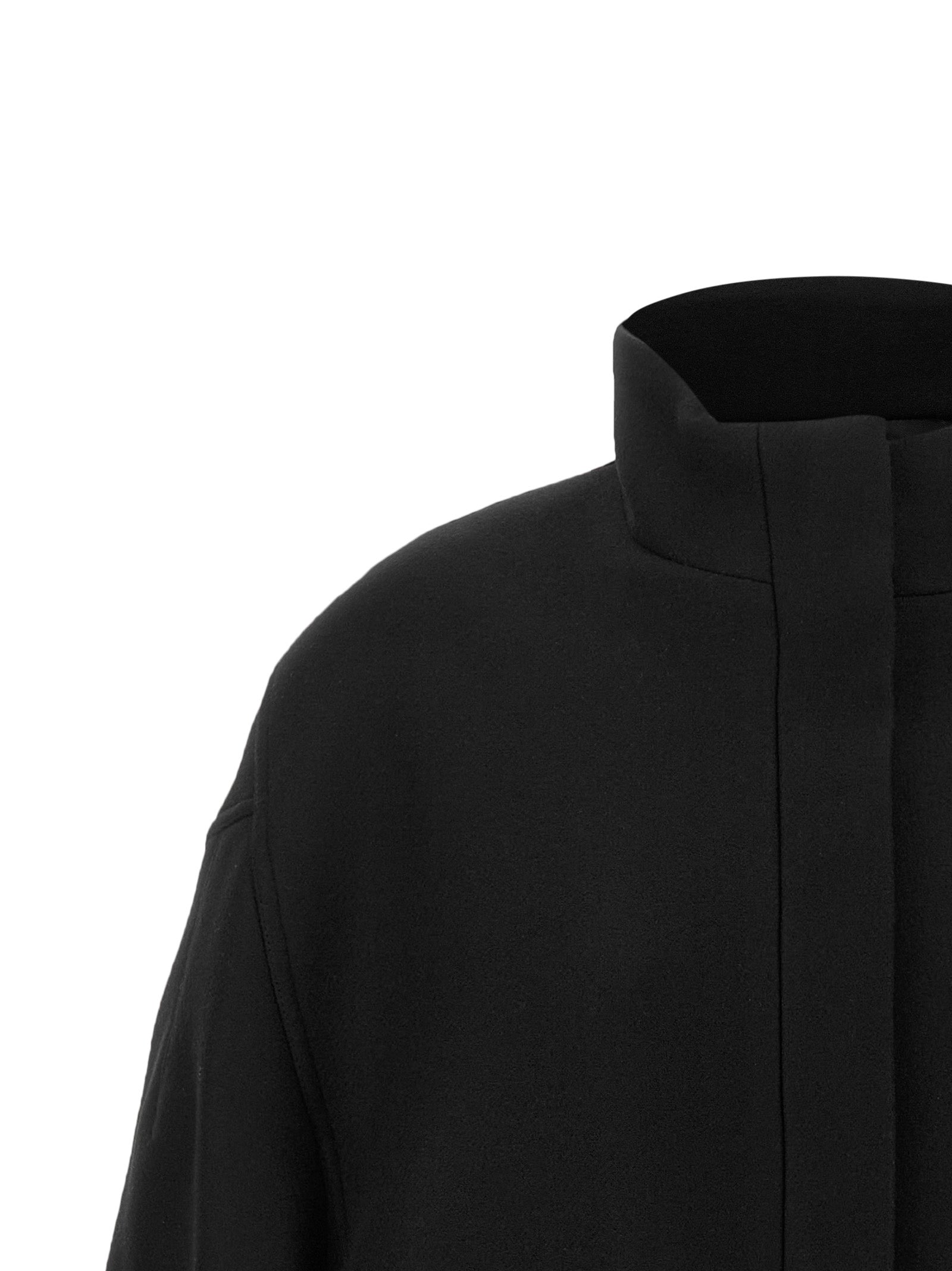 Dries Van Noten Schwarzer Woll-Bomber