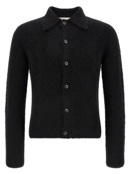 Dries Van Noten Schwarzer Wollcardigan