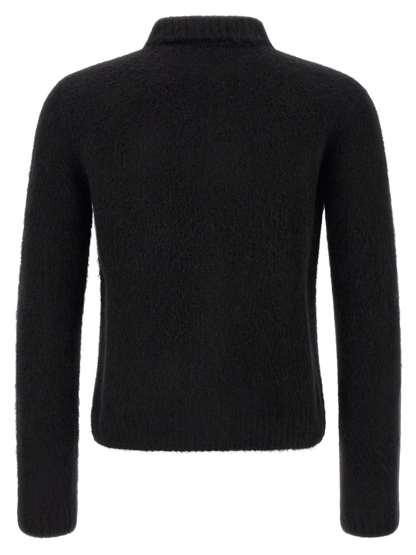 Dries Van Noten Schwarzer Wollcardigan