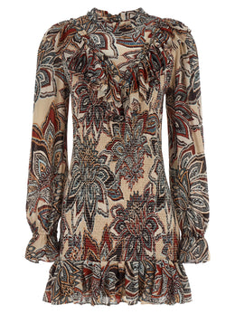 FARM RIO Kurzes Kleid aus Viskose in Multicolor