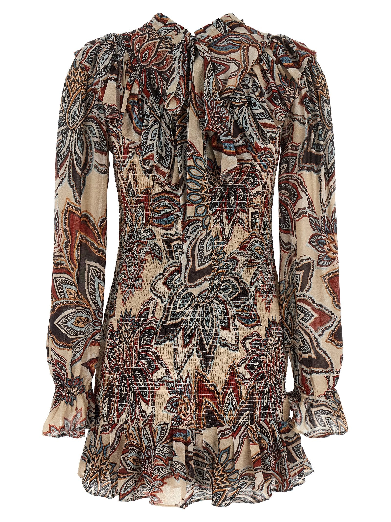 FARM RIO Kurzes Kleid aus Viskose in Multicolor