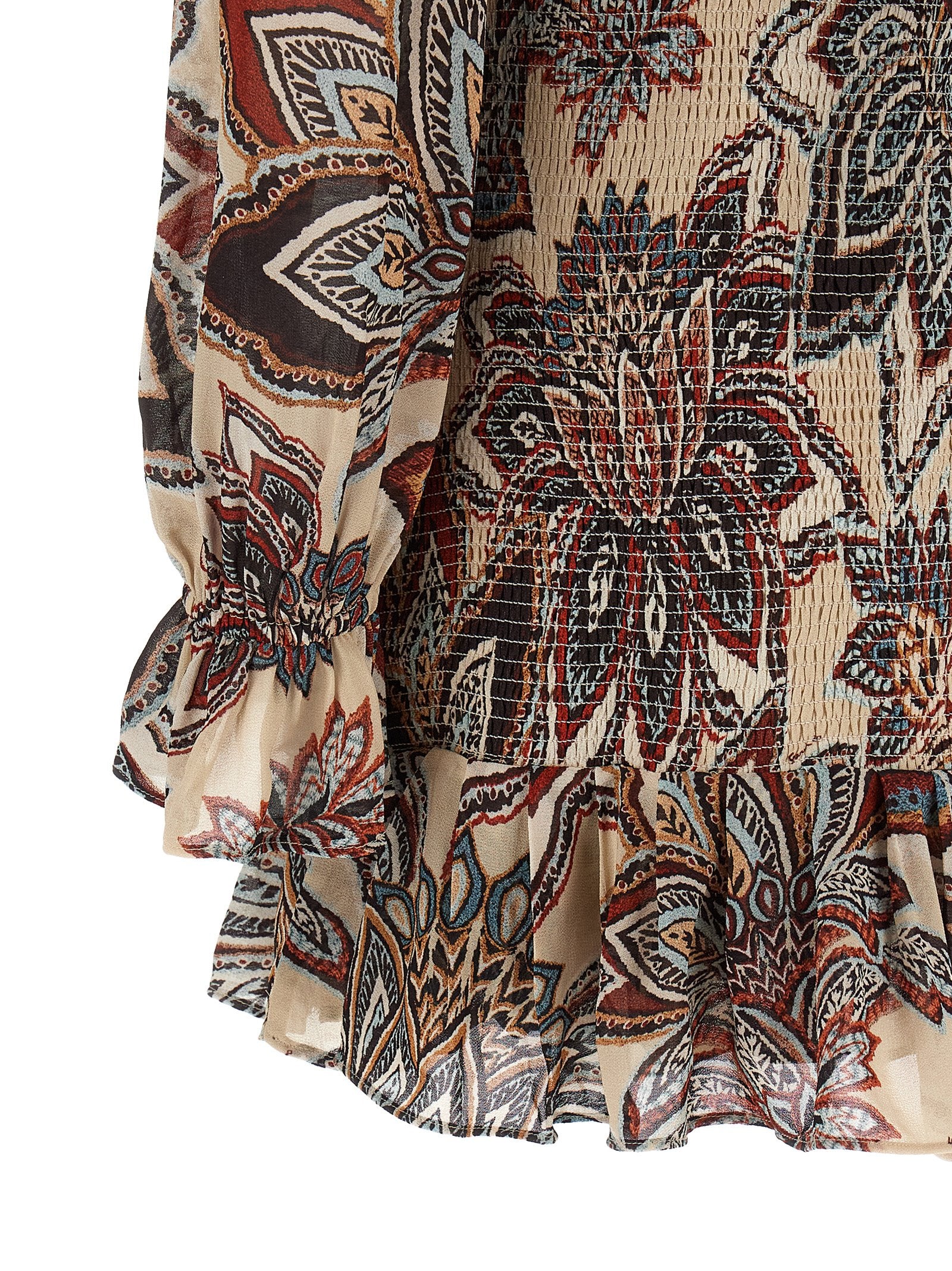 FARM RIO Kurzes Kleid aus Viskose in Multicolor