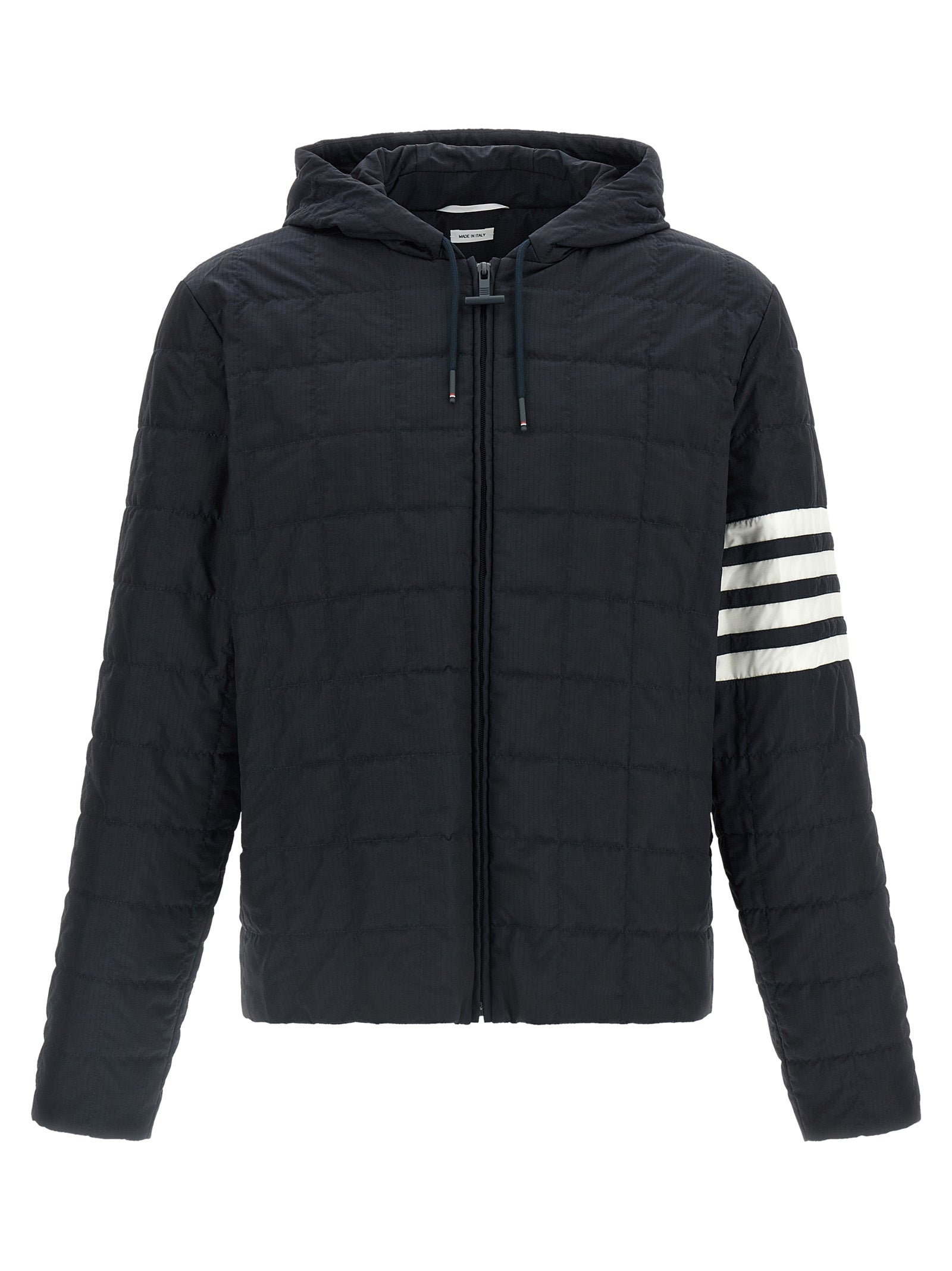 Thom Browne Blaue Shell-Jacke aus Polyamid