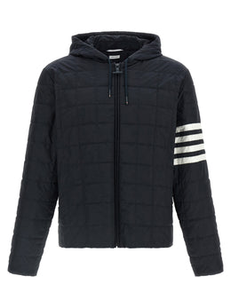 Thom Browne Blaue Shell-Jacke aus Polyamid