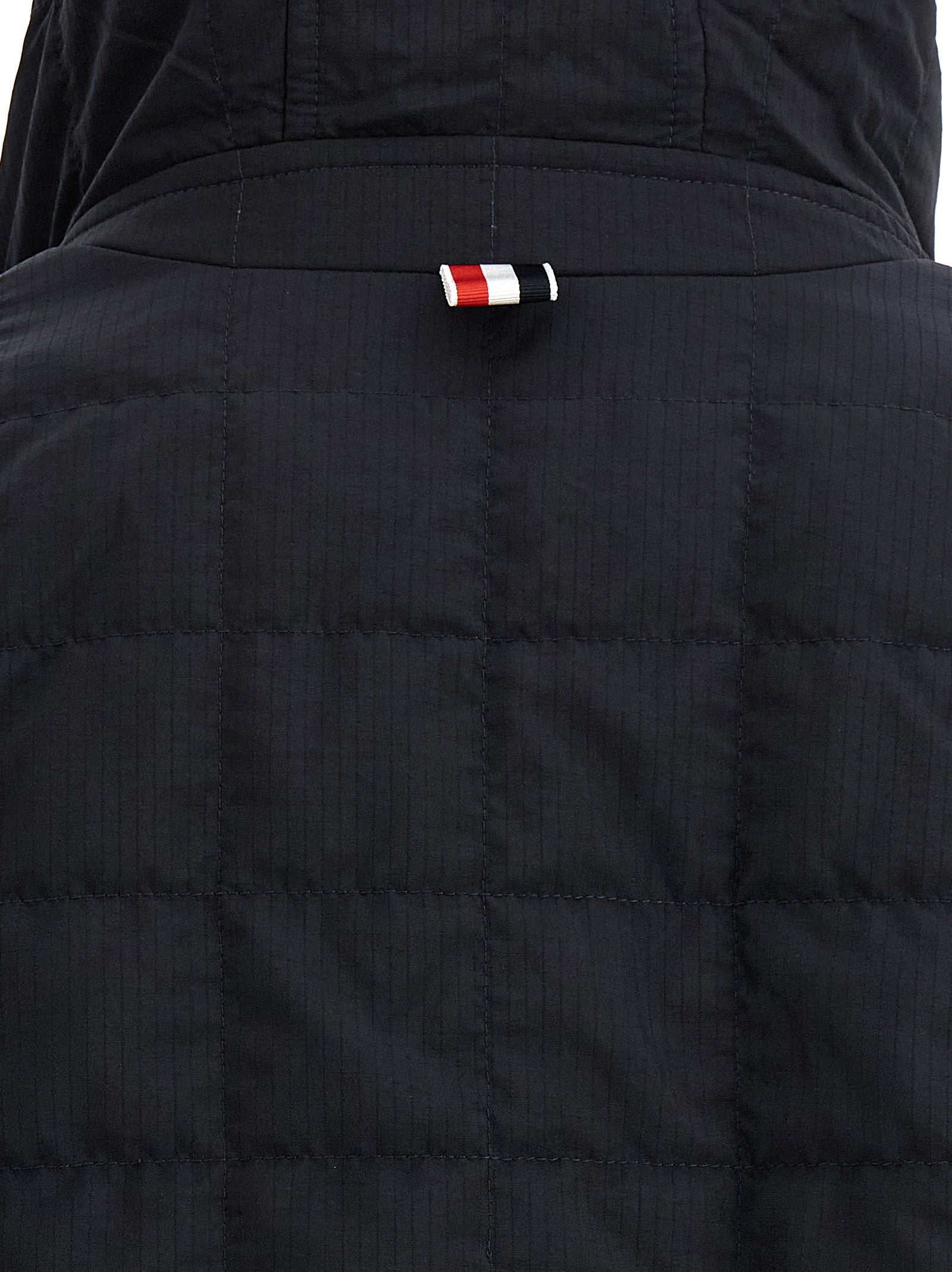 Thom Browne Blaue Shell-Jacke aus Polyamid