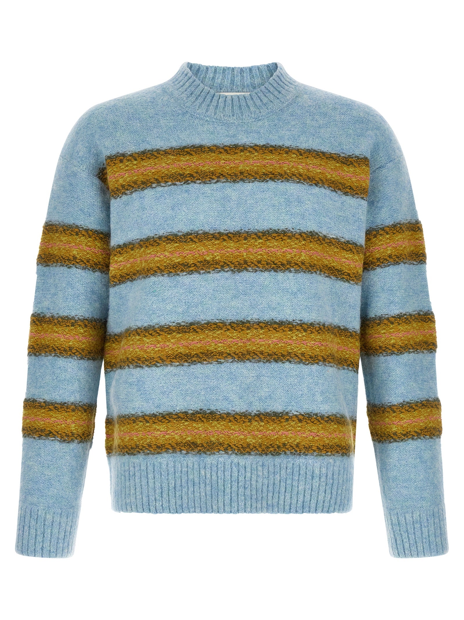 Dries Van Noten Blauer Wollcardigan