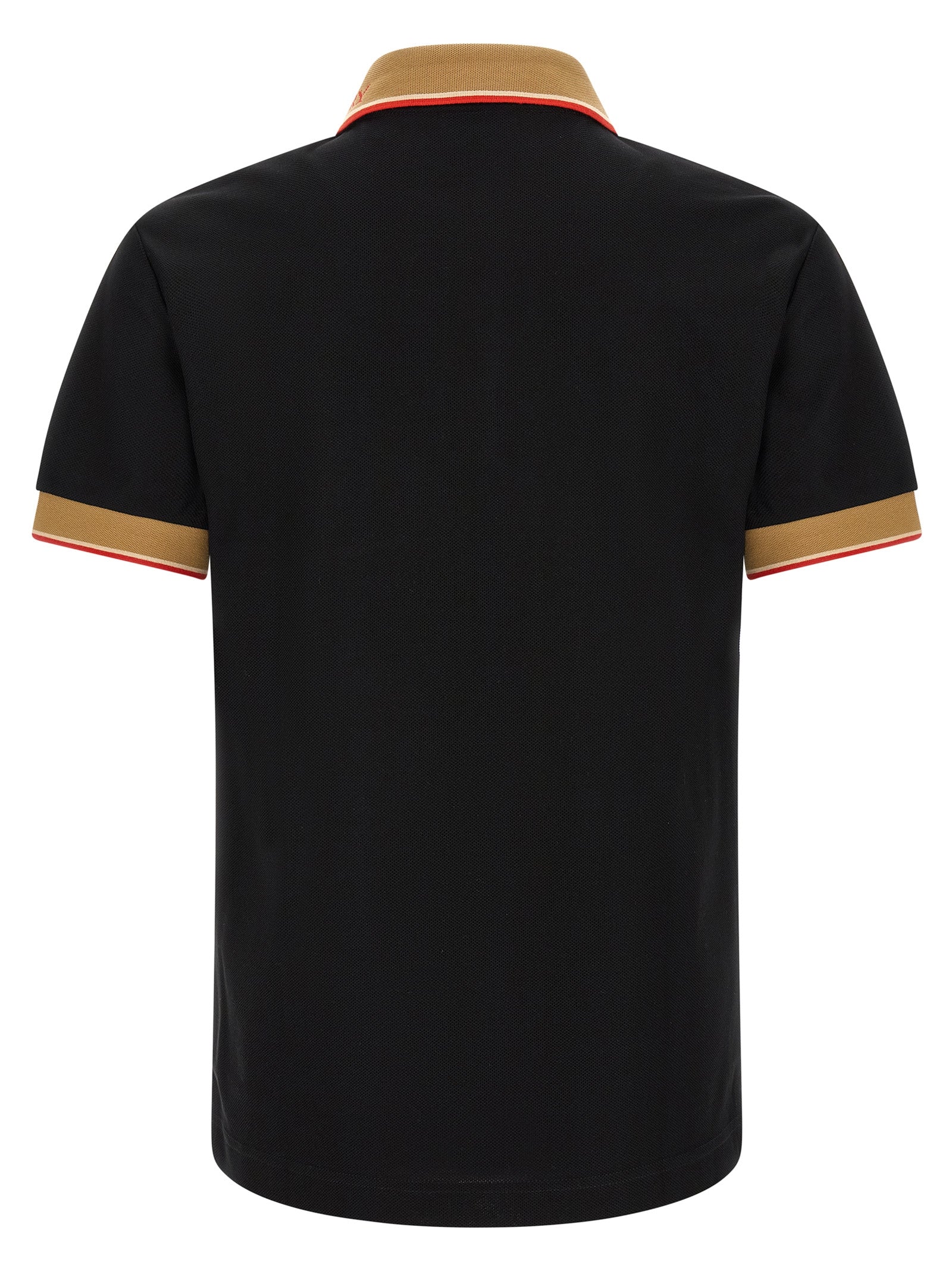 Burberry Schwarzes Baumwoll-Poloshirt