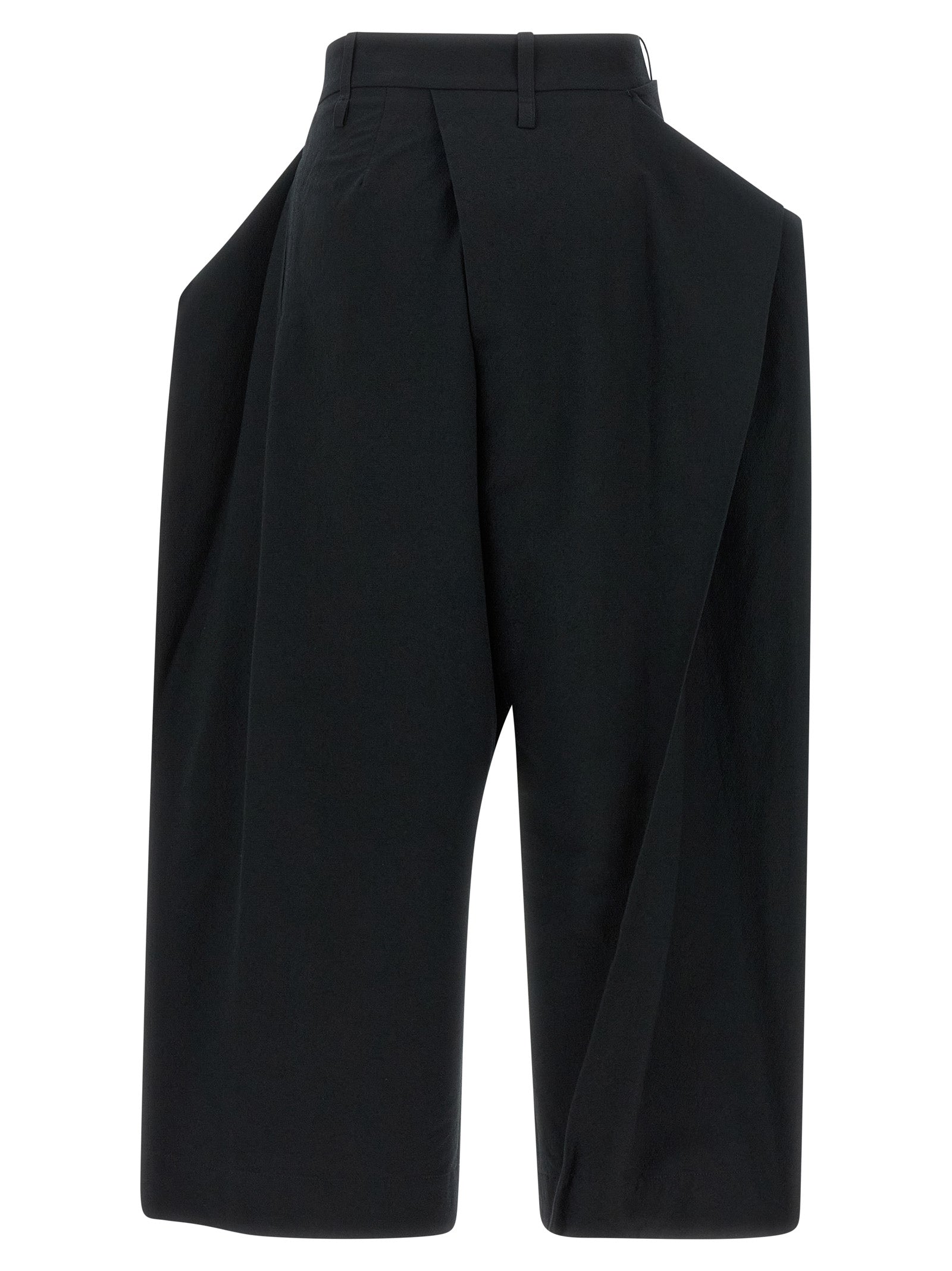Issey Miyake Schwarze Freizeithose aus Polyester
