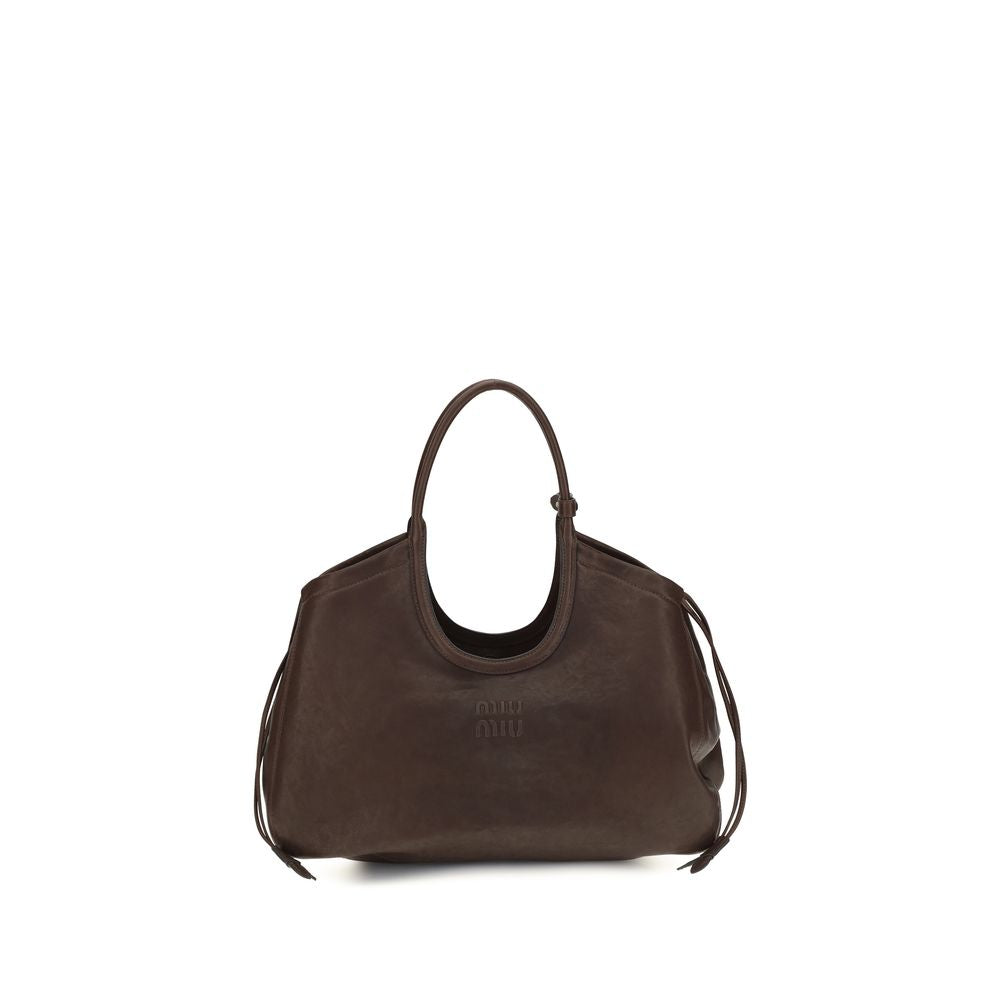 Miu Miu Handtasche aus Lammleder in Braun