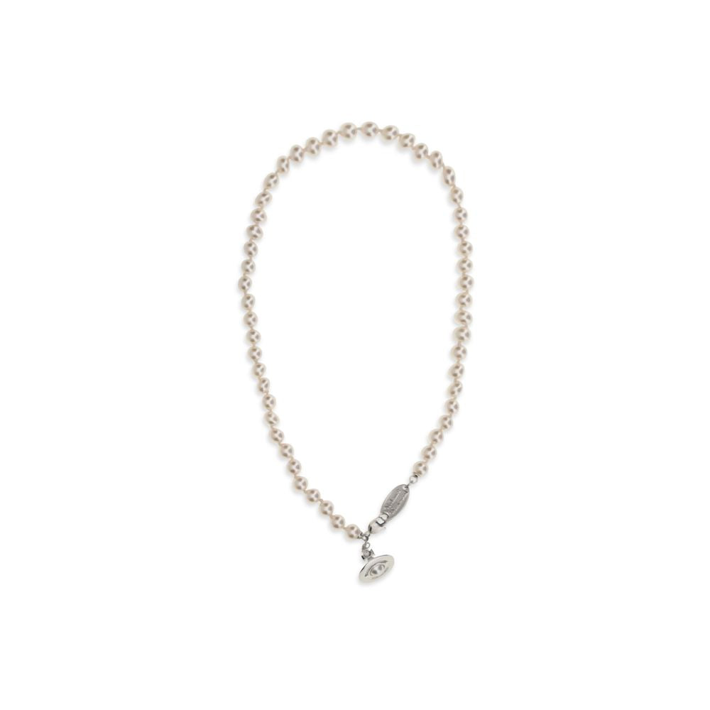 Vivienne Westwood Beige Messing-Halskette