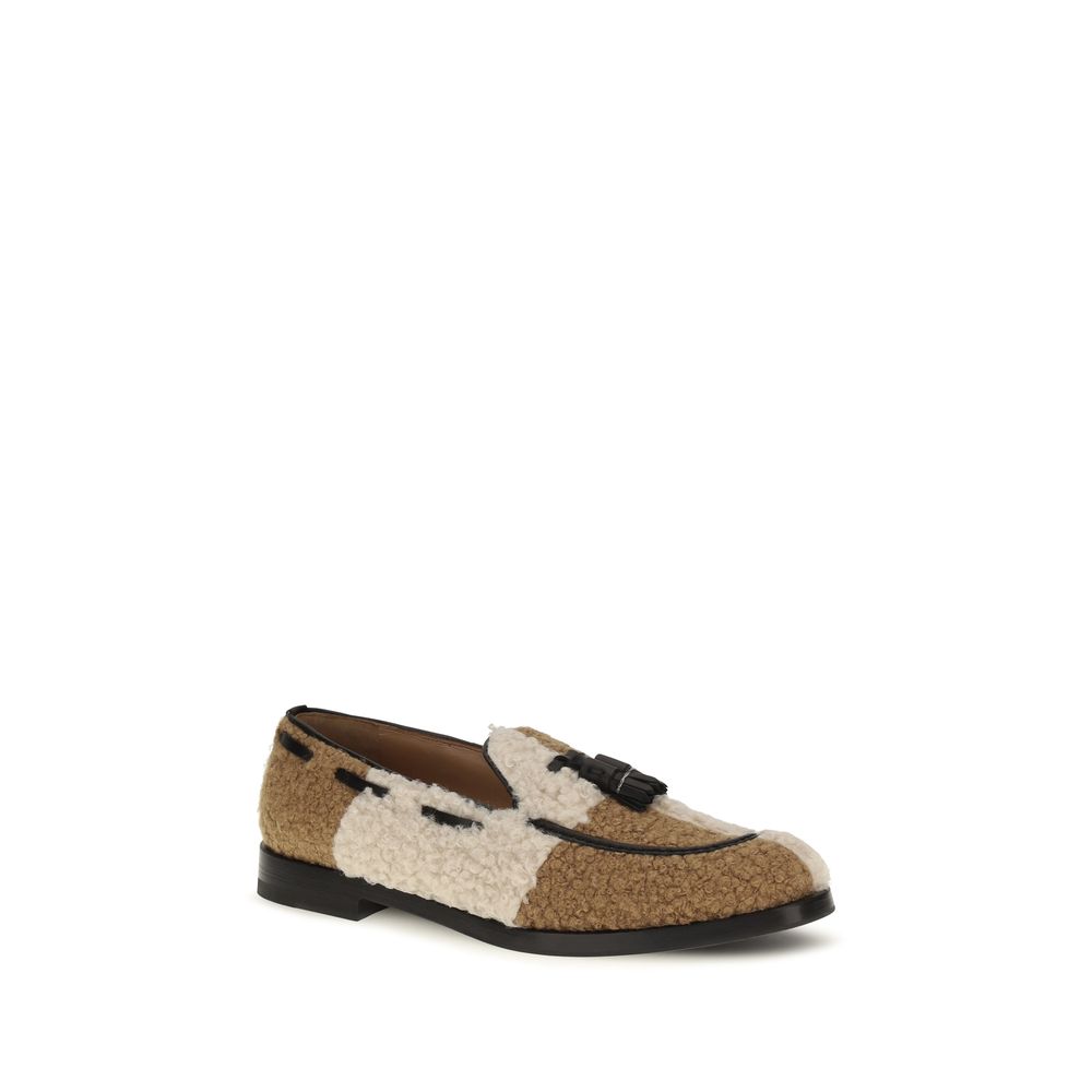Fratelli Rossetti Beige Stoff-Slipper