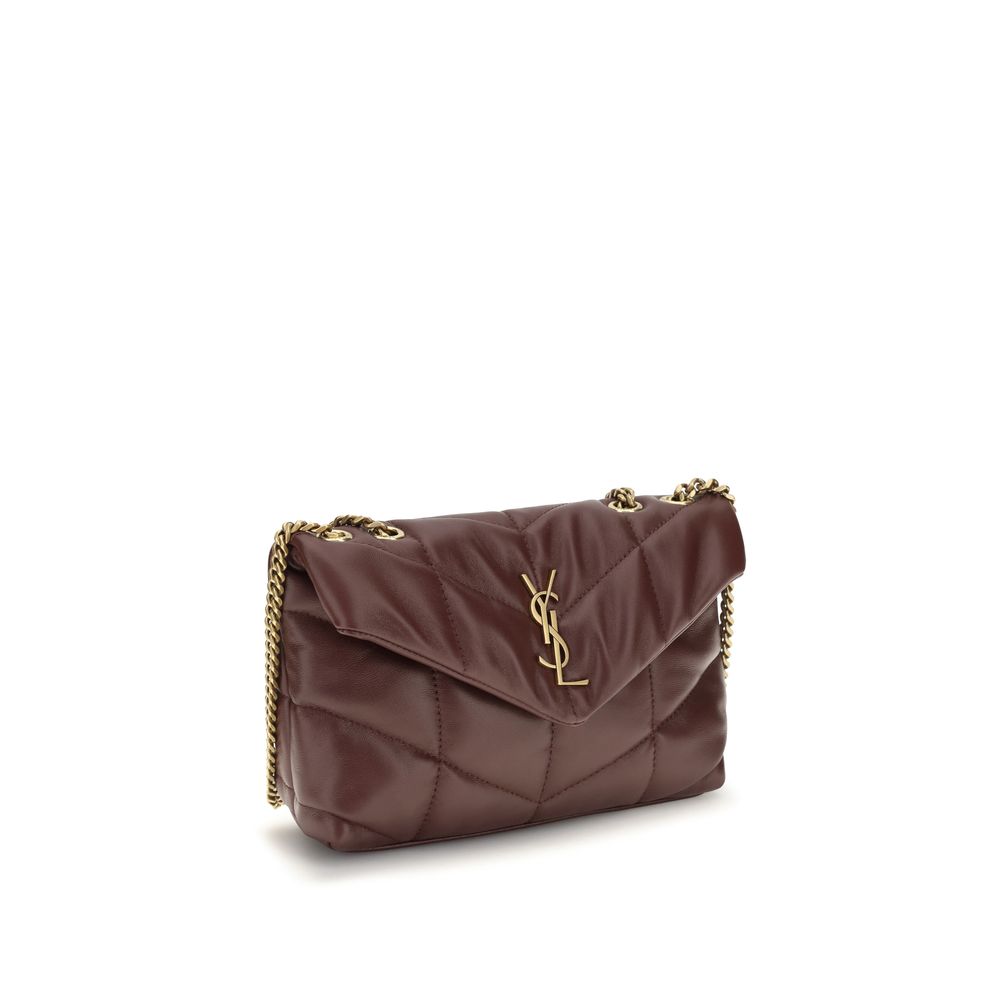 Saint Laurent Bordeaux Lamm Ovis Aries Schultertasche
