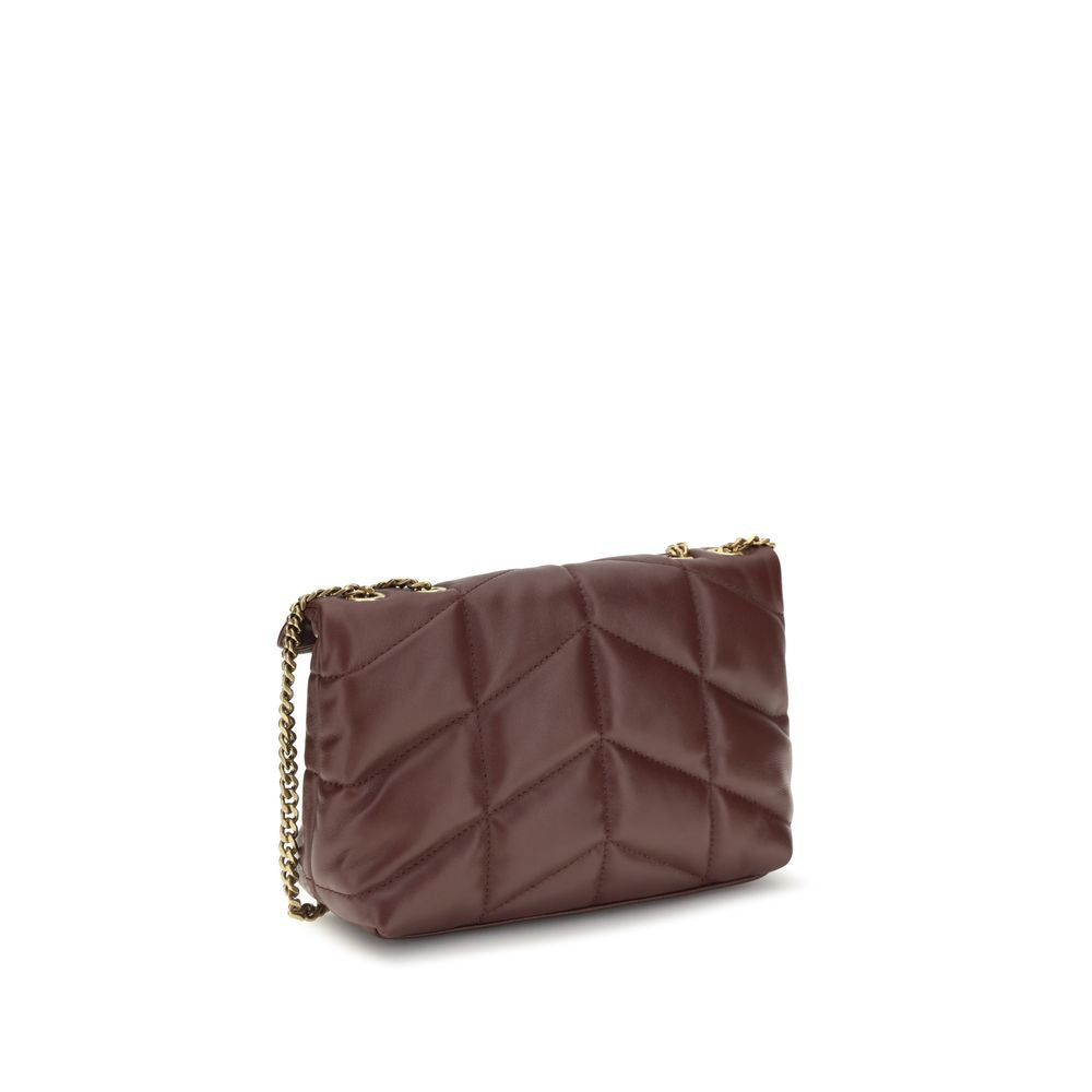 Saint Laurent Bordeaux Lamm Ovis Aries Schultertasche
