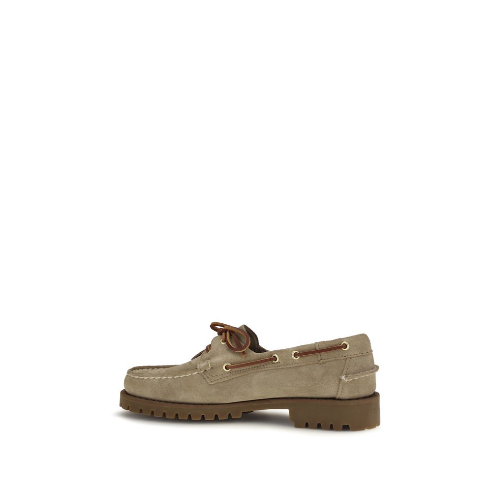 Sebago Beige Wildleder-Loafer zum Hineinschlüpfen