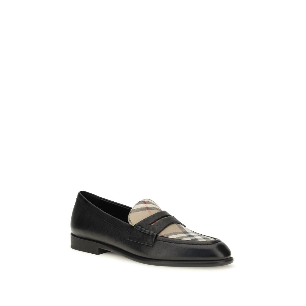 Burberry Schwarze Lammleder-Ballerinas Ovis Aries