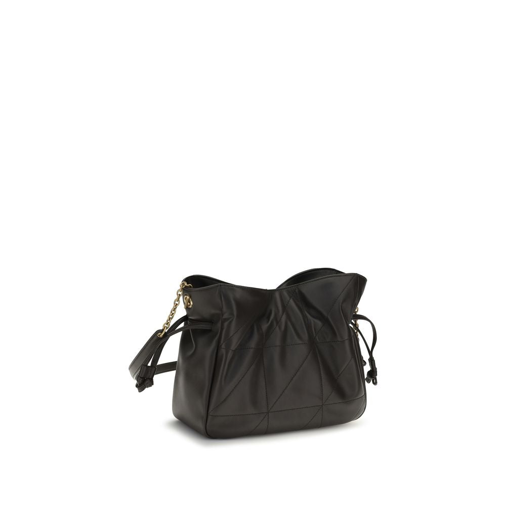 Saint Laurent Schwarze Lammleder-Clutch Ovis Aries