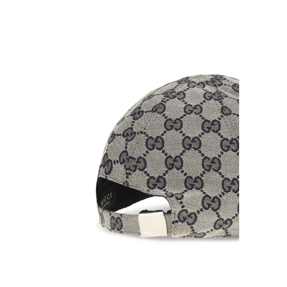 Gucci Graue Baumwollkappe (Baseball Cap)
