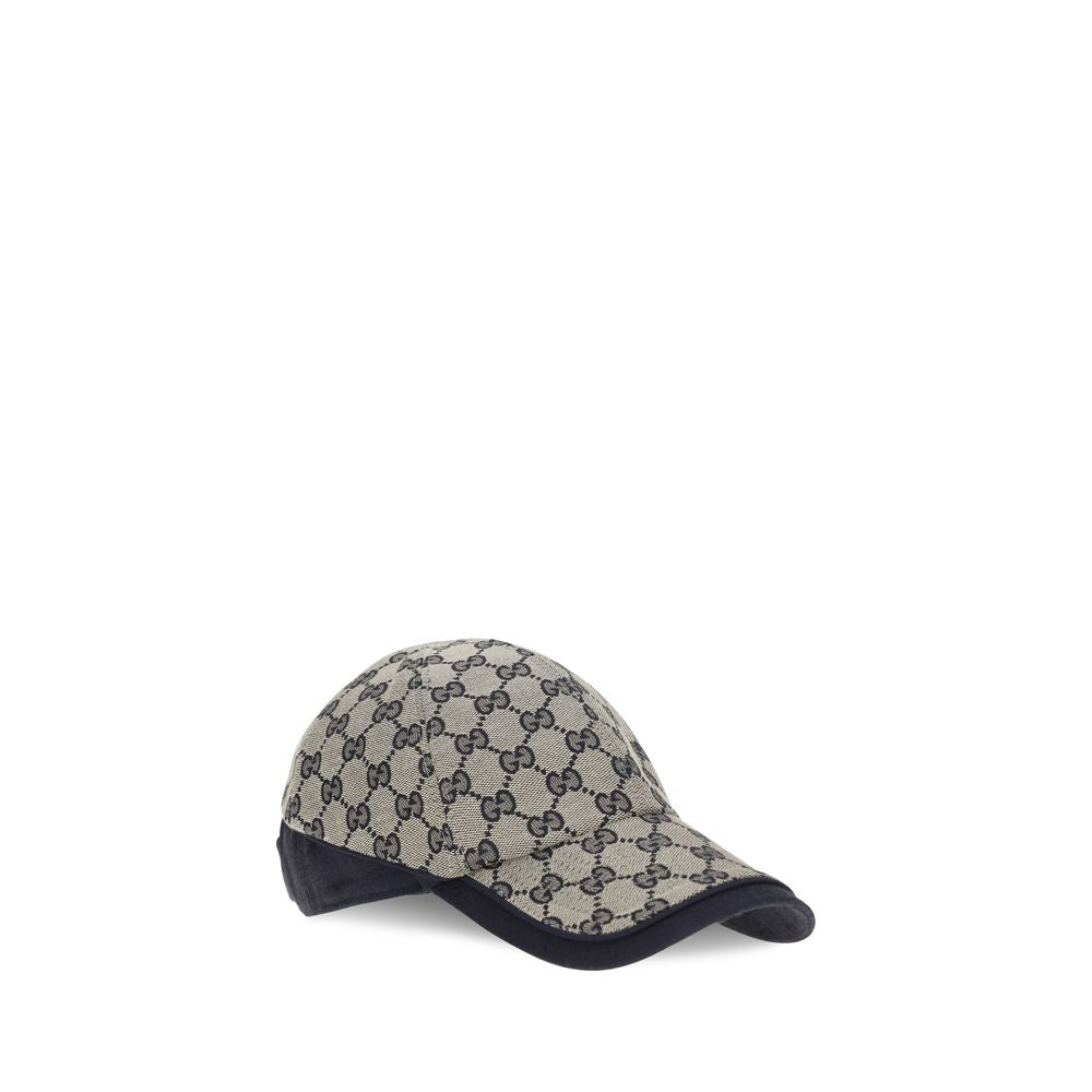 Gucci Grau Polyester Cap (Baseball-Mütze)