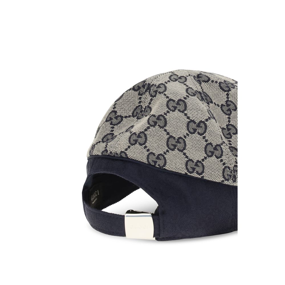 Gucci Grau Polyester Cap (Baseball-Mütze)