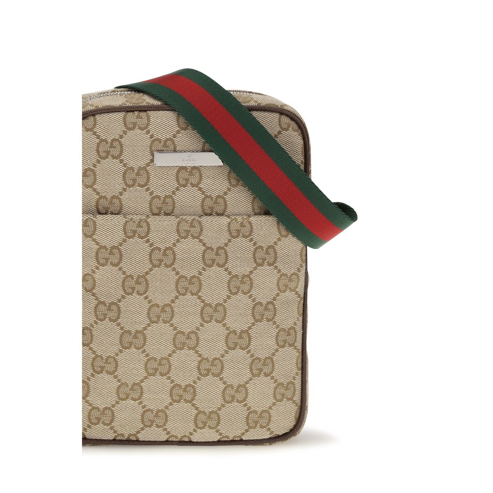 Gucci Beige Stoff-Schultertasche