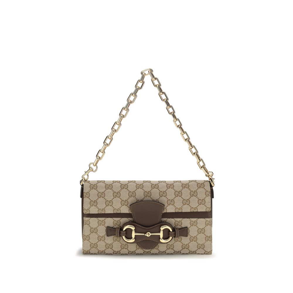 Gucci Beige Stoff-Schultertasche