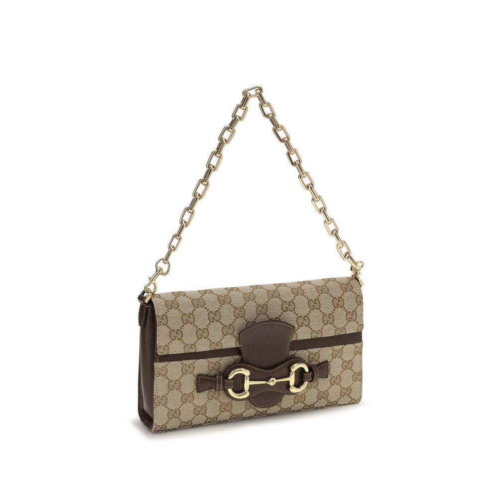 Gucci Beige Stoff-Schultertasche