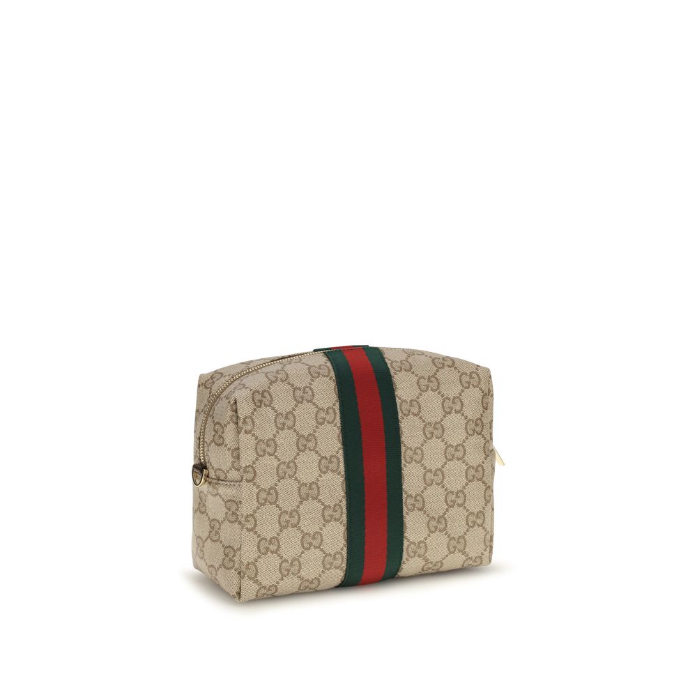 Gucci Beige Stoff-Schultertasche