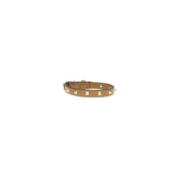 Valentino Garavani Braunes Kalbsleder-Armband Bos Taurus