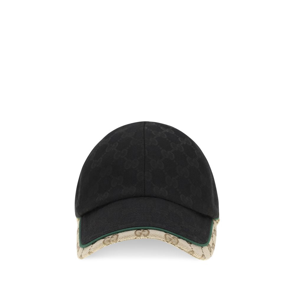 Gucci Schwarze Polyamid-Kappe (Baseball Cap)