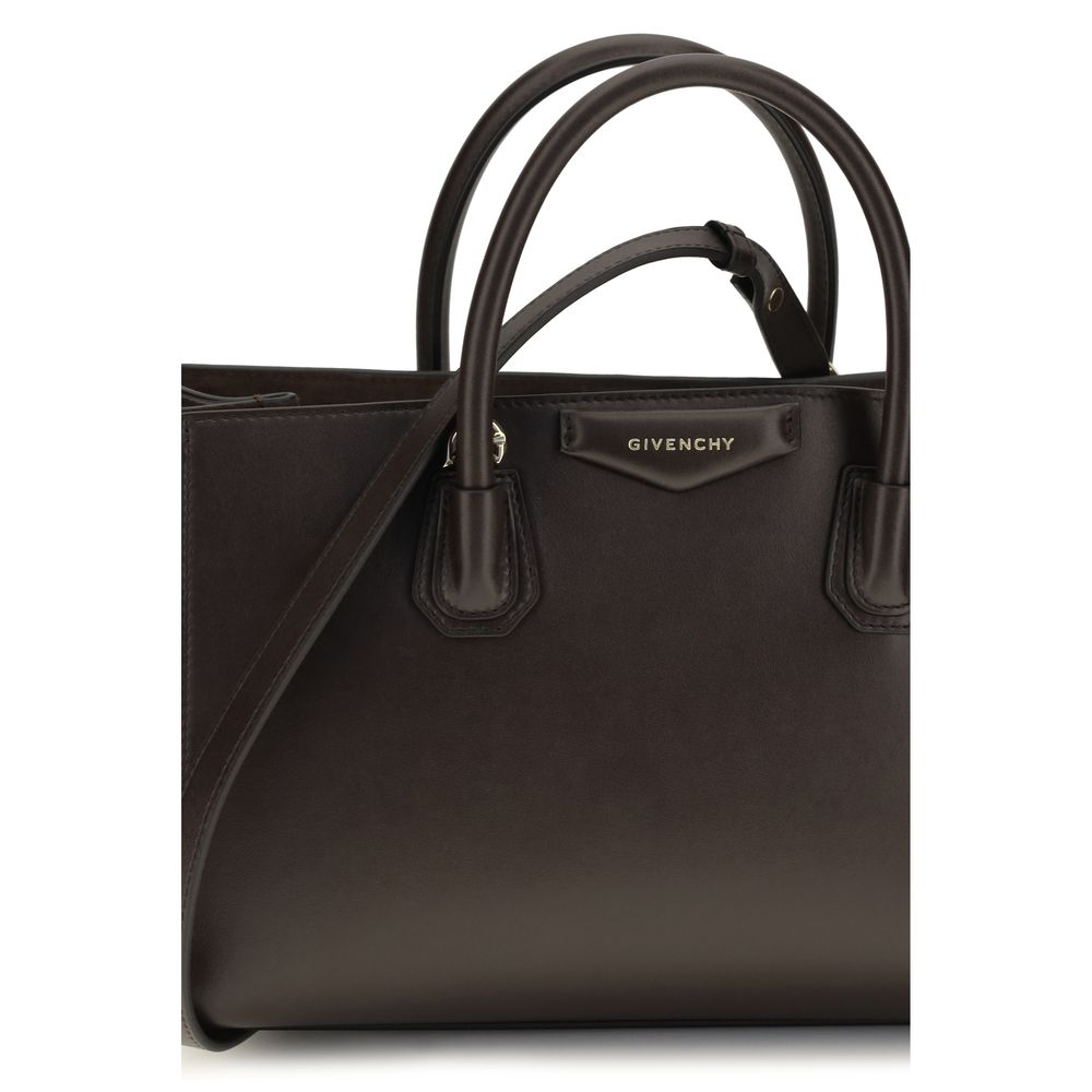 Givenchy Braune Kalbsleder Bos Taurus Schultertasche