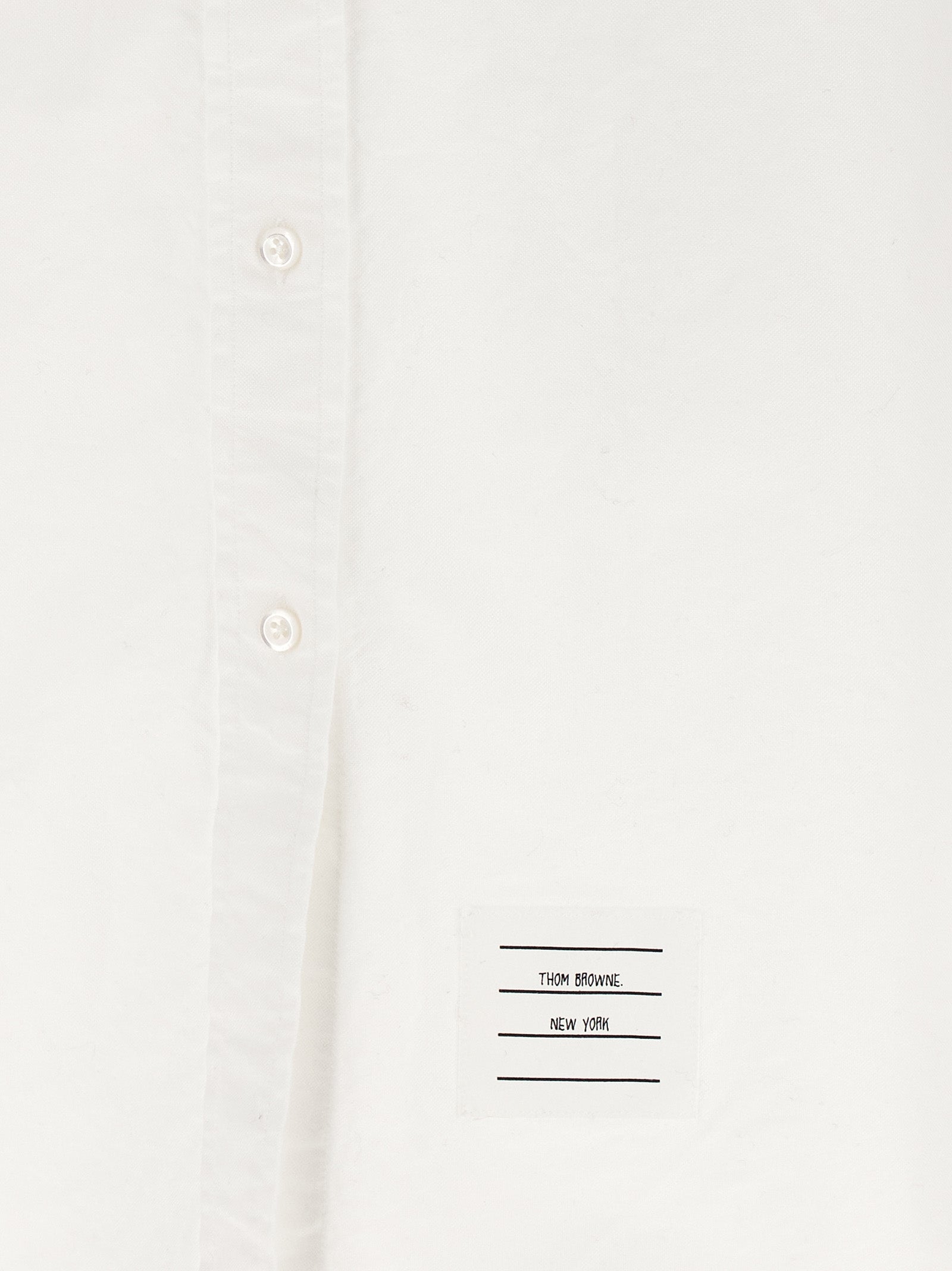 Thom Browne Weißrock aus Baumwolle in Midi-Länge