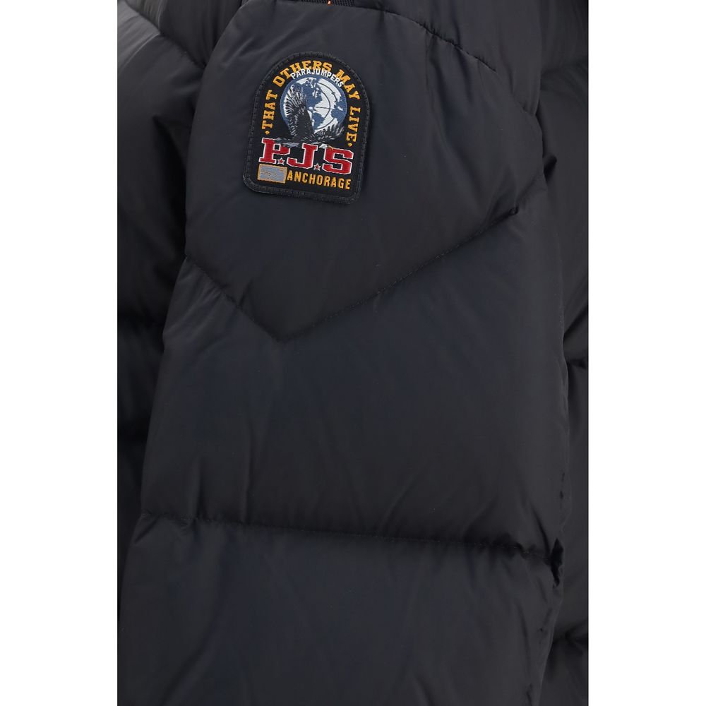Parajumpers Schwarze Daunenjacke aus Gänsedaunen, durchgehend