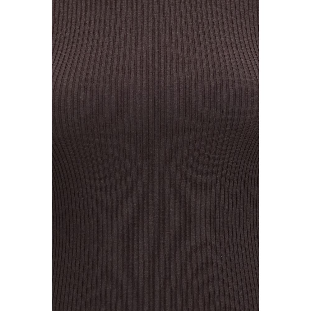 Wolford Brauner Wollpullover Oves Aries Rollkragen