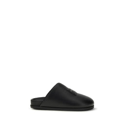 Givenchy Schwarze Bos Taurus Kalbsleder-Mules