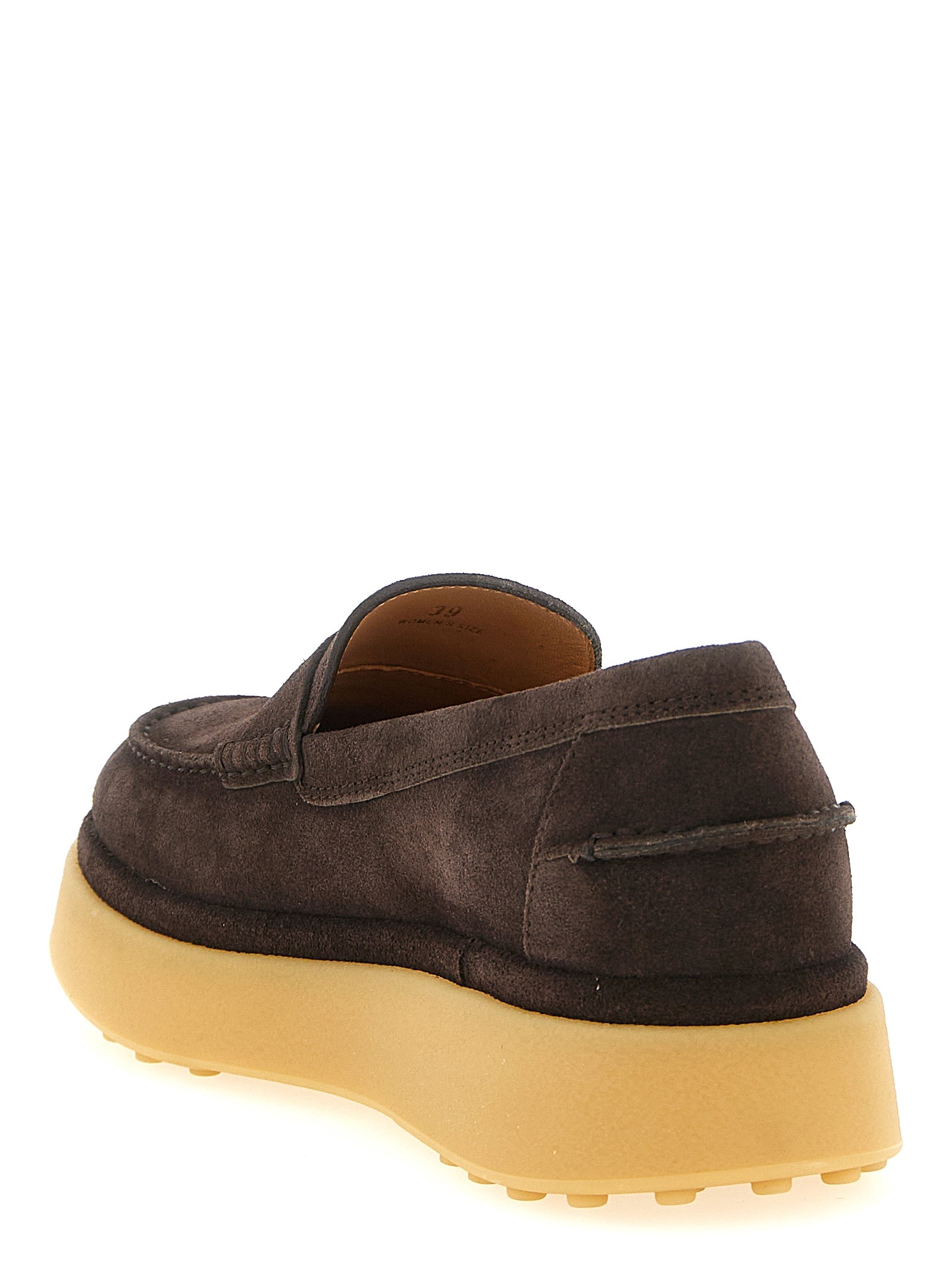 Tod's Braune Kalbsleder-Slipper