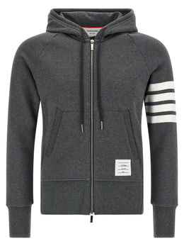 Thom Browne Grauer Baumwollpullover
