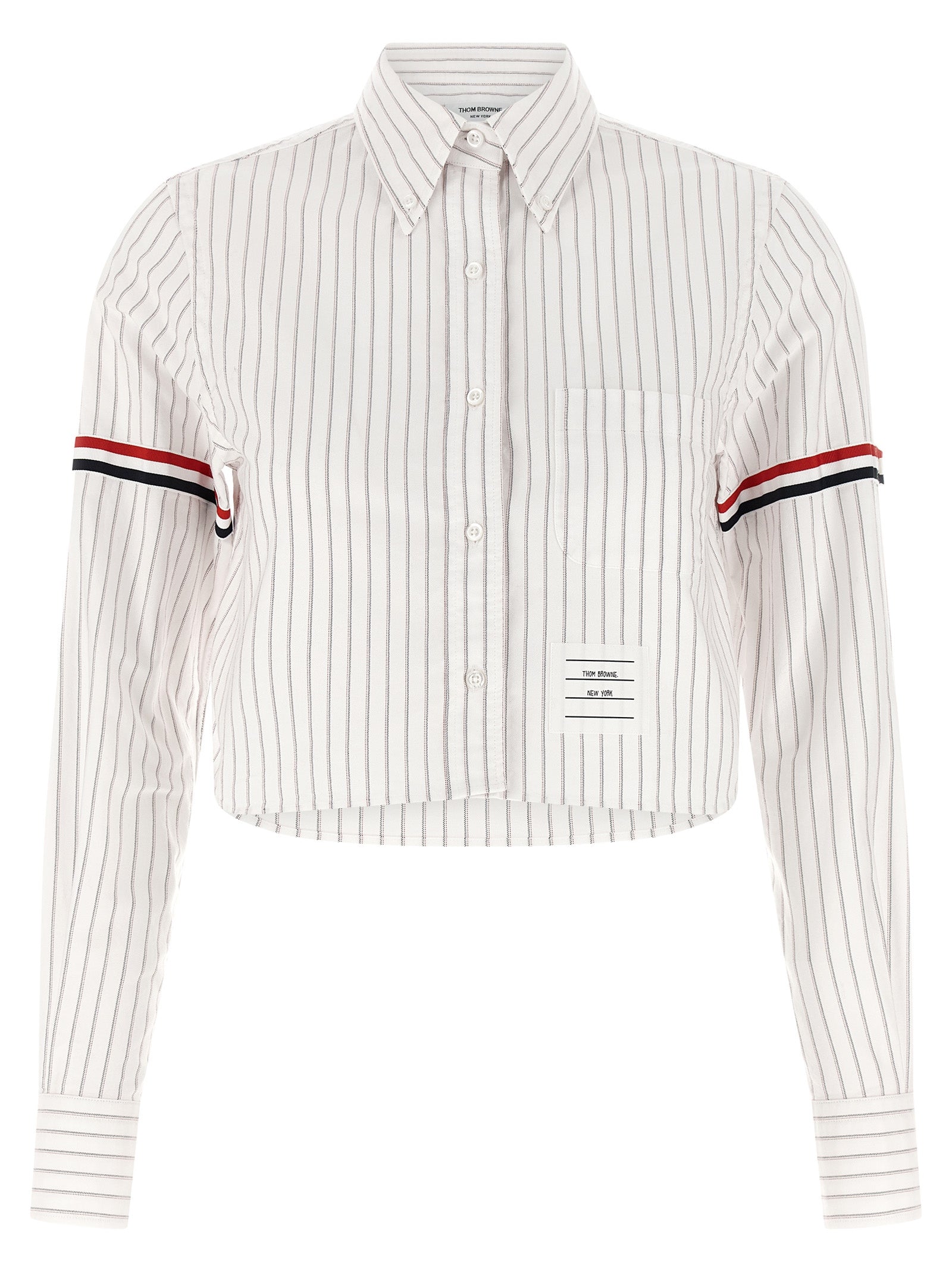 Thom Browne Weiße Baumwollbluse