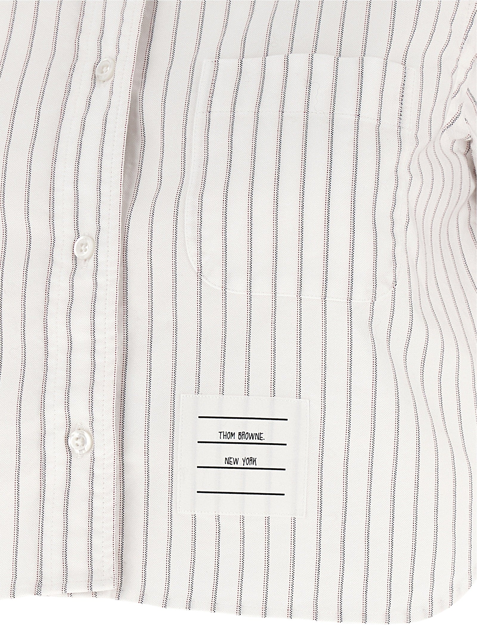 Thom Browne Weiße Baumwollbluse