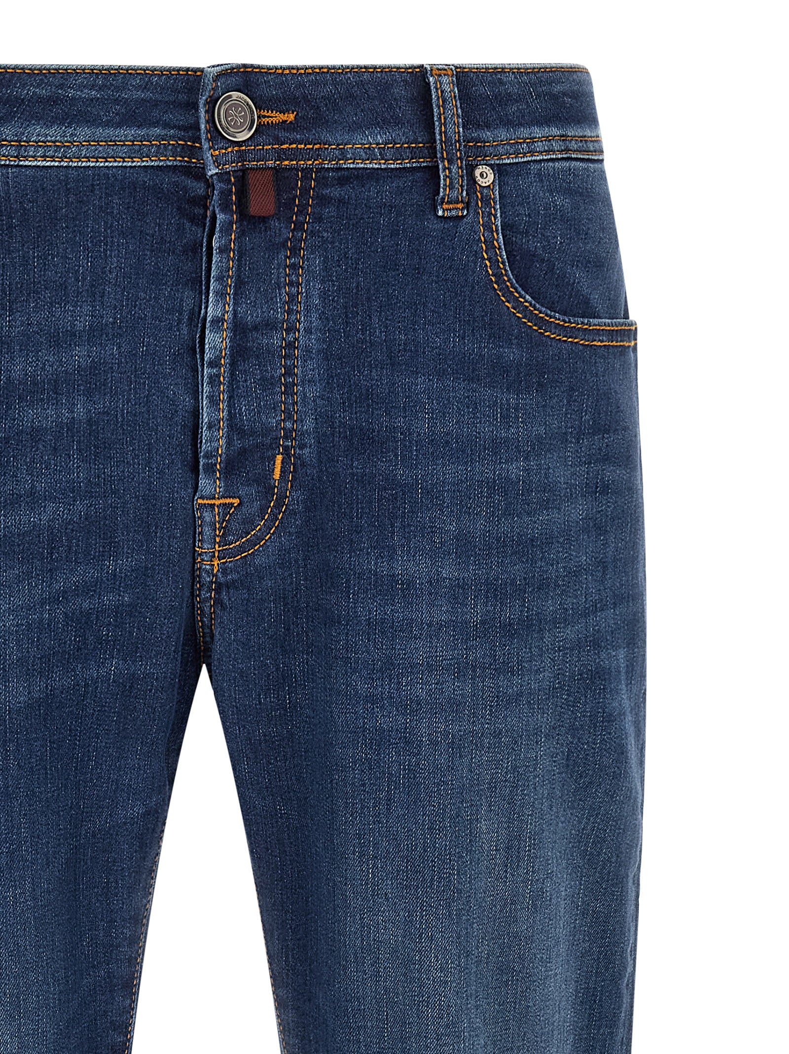 Jacob Cohen Blaue Jeans aus Baumwolle im geraden Schnitt