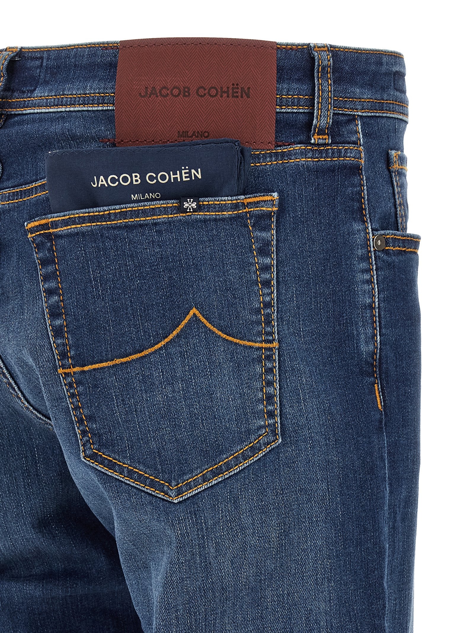 Jacob Cohen Blaue Jeans aus Baumwolle im geraden Schnitt