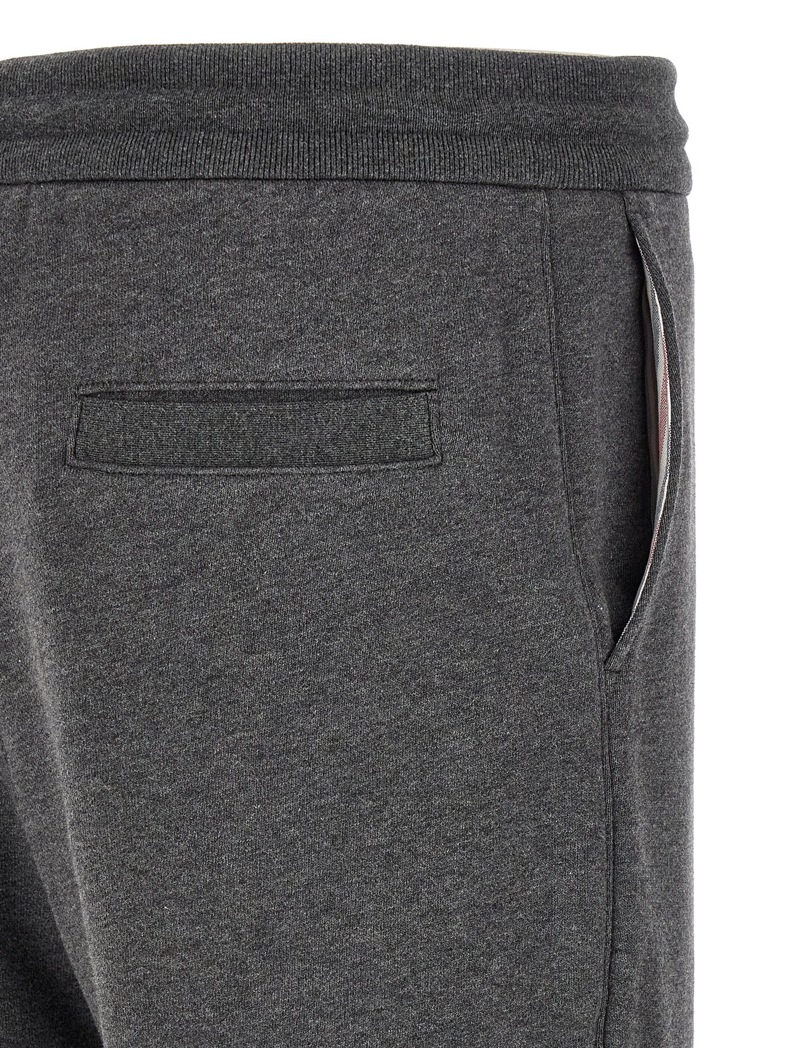 Thom Browne Graue Baumwoll-Jogginghose (Sporthose)